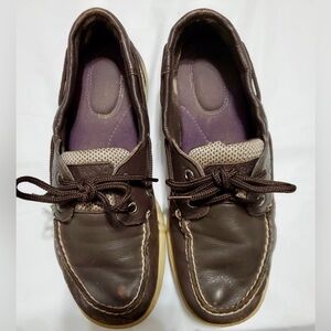 Sperry Leather top-sider Shoes, Sz:7